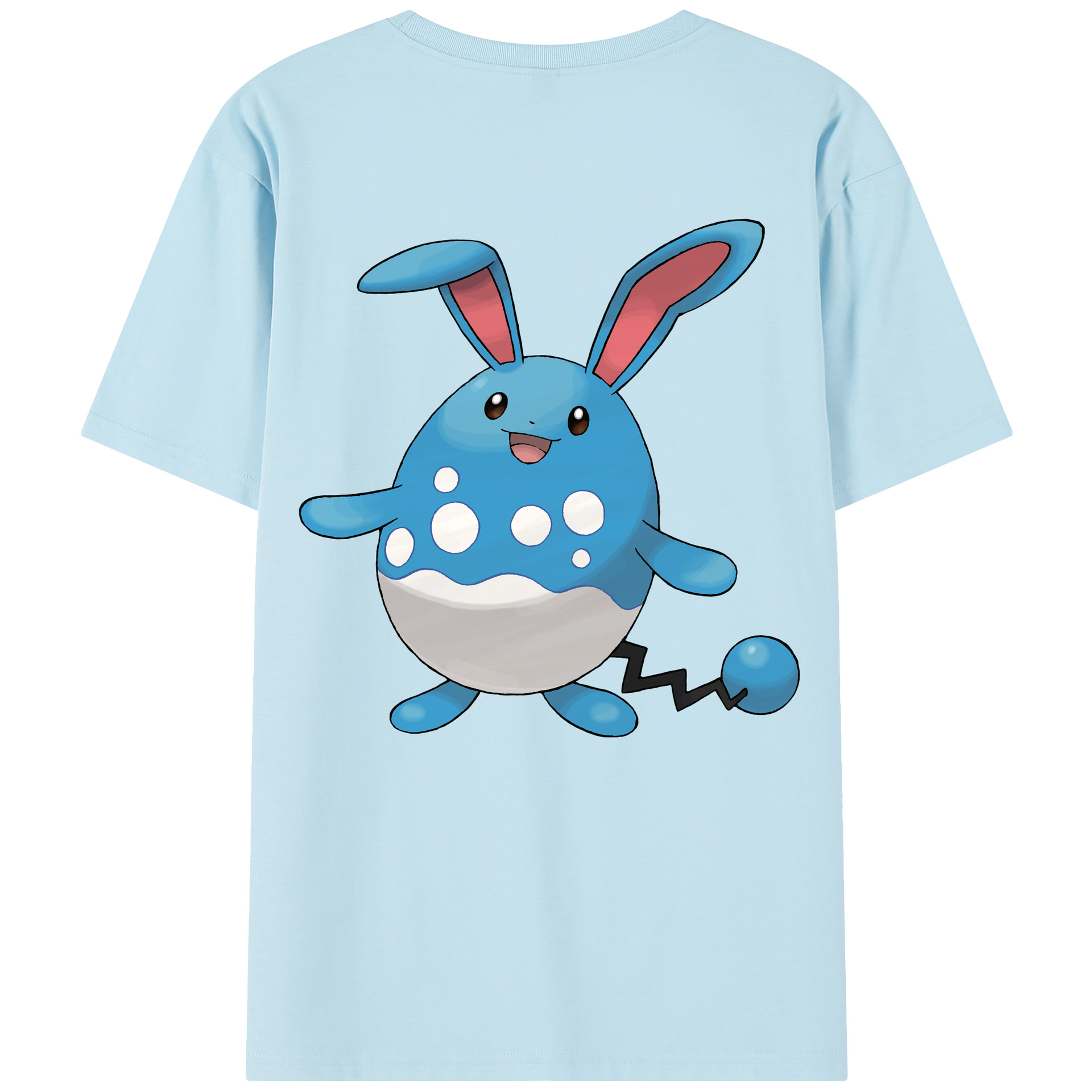 （画像用） ポケットモンスター Pokémon 綿100％半袖Tシャツ（背面プリント）